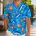 Orange Koi And Blue Sea Serpent Fish For Summer Island Getaways And Sunny Beach Days Hawaiian Shirt - 1
