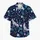 Moonlit Ring-Eared Fox and Arctic Horned Beast for Summer Getaways and Fantasy Fans Hawaiian Shirt - 7