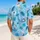 Cheerful Cartoon Sea Friends and Tropical Blooms for Relaxed Sunny Island Getaways Hawaiian Shirt - 2
