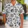 Playful Pirate Skulls, Ships And Tropical Waves For Sunny Cruise Holiday Adventures Hawaiian Shirt - 1