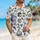 Playful Pirate Skulls, Ships And Tropical Waves For Sunny Cruise Holiday Adventures Hawaiian Shirt - 6