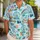 Watercolor Theme Park Attractions for Summer Getaways and Family Vacation Adventures Hawaiian Shirt - 1
