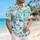 Watercolor Theme Park Attractions for Summer Getaways and Family Vacation Adventures Hawaiian Shirt - 6
