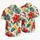 Red And Golden Tropical Blooms For Halloween Theme Park Getaways With Family Hawaiian Shirt - 5