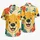 Cheerful Bear Face and Hibiscus for Sunny Island Getaways and Family Vacation Days Hawaiian Shirt - 5