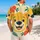 Cheerful Bear Face and Hibiscus for Sunny Island Getaways and Family Vacation Days Hawaiian Shirt - 2