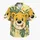 Smiling Golden Bear Face for Theme Park Vacations and Sunny Couple Getaways Together Hawaiian Shirt - 7