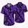 Purple Feather Flames for Halloween Costume Parties and Bold Island Getaways Hawaiian Shirt - 5