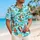 Playful Cartoon Beach Animals for Sunny Island Getaways and Relaxed Coastal Escapes Hawaiian Shirt - 6