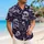 Grinning Skeleton and Gothic Webs for Spooky Halloween Nights and Eerie Getaways Hawaiian Shirt - 6