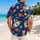 Cartoon Space Explorers and Rocket Ship for Dreamy Summer Getaways with Friends Hawaiian Shirt - 2