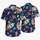 Cartoon Space Explorers and Rocket Ship for Dreamy Summer Getaways with Friends Hawaiian Shirt - 5