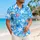 Tropical Palm Trees and Beach Icons for Sunny Family Island Vacation Adventures Hawaiian Shirt - 6