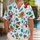Festive Reindeer, Snowmen and Gingerbread Holiday Cheer for Christmas Getaways Hawaiian Shirt - 1