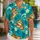 Bouncy Orange Tiger Cub Tropical Island Getaway Style for Playful Summer Beach Days Hawaiian Shirt - 1