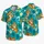 Bouncy Orange Tiger Cub Tropical Island Getaway Style for Playful Summer Beach Days Hawaiian Shirt - 5