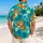 Bouncy Orange Tiger Cub Tropical Island Getaway Style for Playful Summer Beach Days Hawaiian Shirt - 2