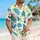 Cheerful Vacation Mouse and Tropical Botanicals for Relaxed Sunny Beach Getaways Hawaiian Shirt - 6