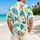 Cheerful Vacation Mouse and Tropical Botanicals for Relaxed Sunny Beach Getaways Hawaiian Shirt - 2