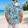 Cheerful Snowmen And Reindeer Holiday Scenes For Christmas Island Getaways And Winter Hawaiian Shirt - 2