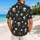 Skeletal Bowtie Pinstripes for Halloween Parties and Spooky Island Getaways All Season Hawaiian Shirt - 2