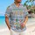 Nordic Geometric Motifs for Tropical Getaways, Summer Parties and Island Holidays Hawaiian Shirt - 6