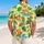 Whimsical Bear, Pink Pig and Striped Tiger Beach Fun for Sunny Summer Island Getaways Hawaiian Shirt - 2