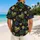 Spooky Grinning Faces and Golden Hearts for Halloween Getaways and Tropical Vacations Hawaiian Shirt - 2