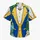 Blue And Gold Royal Waistcoat Motif For Tropical Getaways And Summer Celebrations Hawaiian Shirt - 7