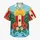 Red and Gold Hero Crest for Island Getaways and Family Summer Beach Celebrations Hawaiian Shirt - 7