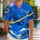 Whimsical Ringed Planet With Colorful Stars For Playful Space-Themed Vacation Days Hawaiian Shirt - 1