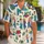 Blonde Teen Fashion Doodles For Playful Summer Getaways And Nostalgic Weekend Adventures Hawaiian Shirt - 1