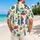Blonde Teen Fashion Doodles For Playful Summer Getaways And Nostalgic Weekend Adventures Hawaiian Shirt - 2