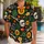 Sci-Fi Space Helmet Sunflowers for Laid-Back Summer Getaways and Island Escapes Hawaiian Shirt - 1