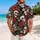 Whimsical Skeleton Faces and Tropical Blooms for Halloween Getaways and Spooky Vacations Hawaiian Shirt - 2