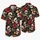 Whimsical Skeleton Faces and Tropical Blooms for Halloween Getaways and Spooky Vacations Hawaiian Shirt - 5