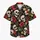 Whimsical Skeleton Faces and Tropical Blooms for Halloween Getaways and Spooky Vacations Hawaiian Shirt - 7