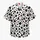 Black And White Dalmatian Spots With Scarlet Accents For Halloween Costume Parties Hawaiian Shirt - 7