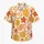 Retro Orange Tiki Florals for Island Getaways and Sunny Coastal Holidays for Men Hawaiian Shirt - 7