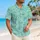 Teal Ocean Ripple Waves for Island Getaways, Beach Escapes and Coastal Weekends Hawaiian Shirt - 6