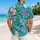 Tropical Violet and Pink Flowers for Sunny Island Getaways and Resort Escapes Hawaiian Shirt - 2