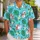 Cheerful Snowman Holiday Getaway for Tropical Christmas Celebrations and Winter Fans Hawaiian Shirt - 1