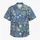 Blue Donkey and Tropical Florals for Relaxed Summer Getaways, Beach Days, and Vacations Hawaiian Shirt - 7