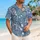 Blue Donkey and Tropical Florals for Relaxed Summer Getaways, Beach Days, and Vacations Hawaiian Shirt - 6
