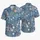 Blue Donkey and Tropical Florals for Relaxed Summer Getaways, Beach Days, and Vacations Hawaiian Shirt - 5