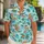 Tropical Animal Friends Surfing Scenes for Sunny Beach Getaways and Summer Vacations Hawaiian Shirt - 1