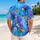 Tropical Blue Tang and Clownfish for Sunny Coastal Getaways and Ocean-Loving Families Hawaiian Shirt - 2