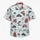 Scarlet Pirate Ships and Cutlasses for Sunny Caribbean Island Getaway Adventures Hawaiian Shirt - 7