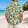 Safari Wildlife And Tropical Botanicals For Family Island Getaways And Animal Lovers Hawaiian Shirt - 2