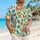 Safari Wildlife And Tropical Botanicals For Family Island Getaways And Animal Lovers Hawaiian Shirt - 6